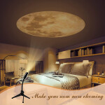 2 In 1 Earth Moon Projection Led Lamp 360 Rotatable USB Starry Sky Projector Night Light For home Bedroom DecorPopular