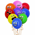 10/30/50pcs 12inch Smiley Face Latex Balloons Birthday Party Decoration Balloon Expression Symbol Children's Baby shower